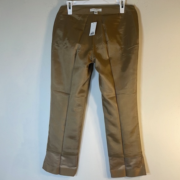NWT. Banana Republic Women’s 4 100% Silk Satin 2-Layer Trousers w/Side Split. - Picture 8 of 13